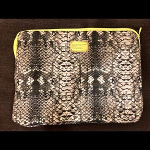 Marc Jacobs Snake Print Neon Laptop Case